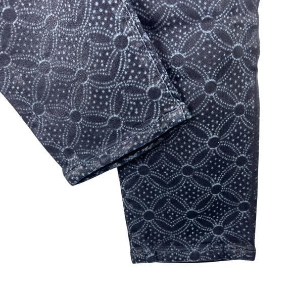 Citizens of Humanity Rocket Geometric Print Coated High Rise Skinny Jeans 27 - Picture 8 of 10